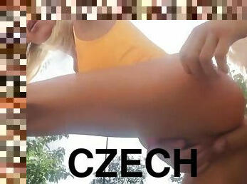 public, muie, cuplu, pov, blonda, cehoaica