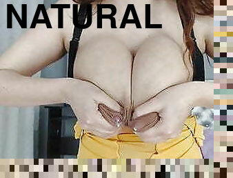 tetas-grandes, natural, bonita