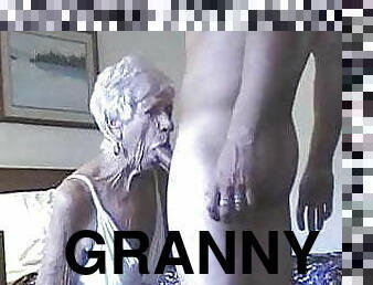 Granny and young guy