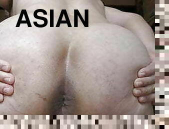 asiático, gordo, masturbação, anal, brinquedo, gay, japonesa, bbw, buraco-de-cu, provocando