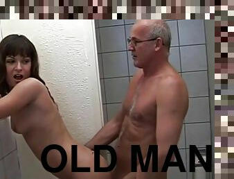 Old Man Fucks Teen Slut