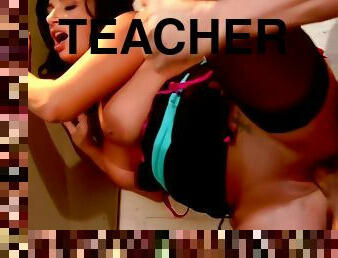 Big Tit teacher gets fucked