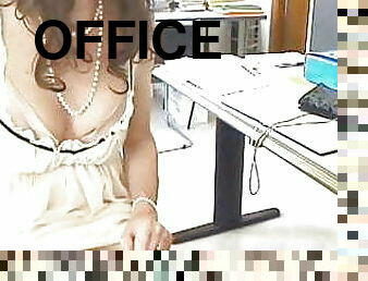 birou-office, picioare, ciorapi, incredibil, fetish, nylon, tocuri-inalte, piciore