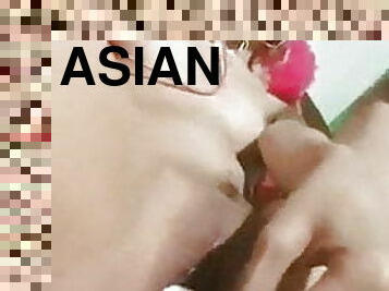Asian playing toying her pussy 3