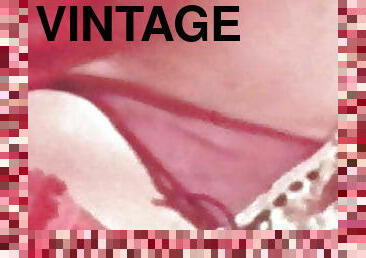 vintage, retro, strumpor, nylon, retande