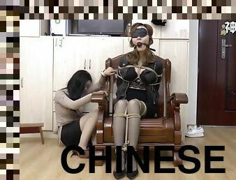 Chinese Girl Tied