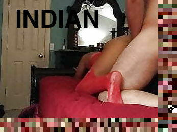 White Guy Gives It To An Indian Slut In The Booty