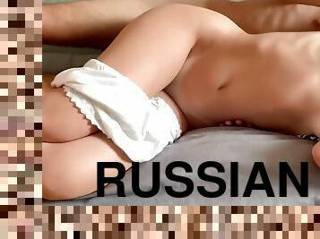 Russian Beauty And Cum Inside Her!!!