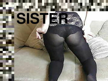 pantyhose, amateur, peju, remaja, buatan-sendiri, pov, hubungan-sex, adik-perempuankakak