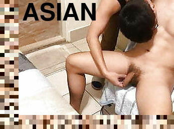 asiatic, masturbare-masturbation, orgasm, pula-imensa, gay, laba, bdsm, masturbare, muschiulos