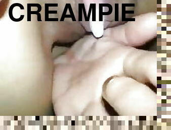 Hot whore gets an amazing creampie