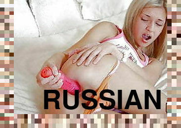 masturbavimasis, rusai, analinis, mažulės, paauglys, žaislas, blondinė, dulkinimas-fucking, dildo, iš-arti