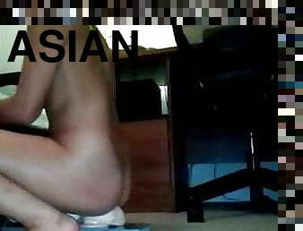 asiatisk, ekstrem, onani, amatør, anal, hjemmelaget, knulling-fucking, dildo, rumpe-knulling