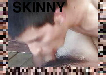 skinny, blowjob, stor-pikk, homofil, handjob, deepthroat, første-gang, ung-18, cum, twink