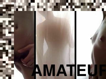 cur, tate-mari, masturbare-masturbation, pasarica, rusoaica, amatori, tate, micuta, solo, alb