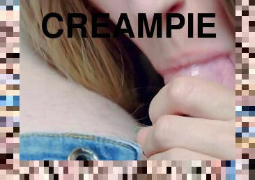 asiatisk, amatør, blowjob, milf, hjemmelaget, creampie, cum, oral