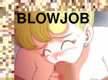 blowjob-seks-dengan-mengisap-penis, remaja, berambut-pirang, jenis-pornografi-animasi