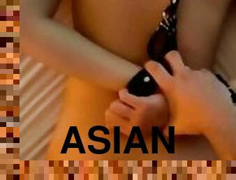 Bound asian slut gets fucked