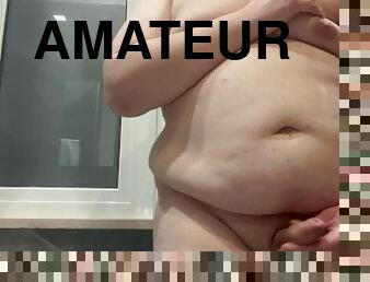 bading, feit, svær, onani, amatør, cumshot, tenåring, homofil, handjob, bbw