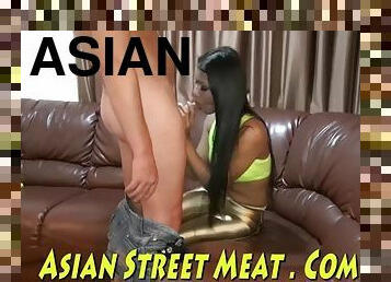 azijski, zunaj, japonka, rit-butt