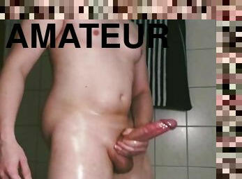 énorme, masturbation, monstre, amateur, ejaculation-sur-le-corps, énorme-bite, ados, massage, secousses, solo