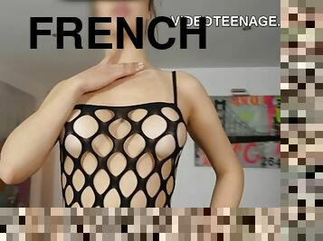 French Tao does her first porn casting