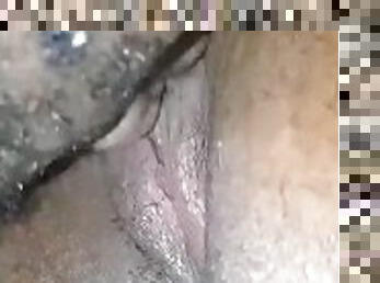 Devouring A big ebony clit