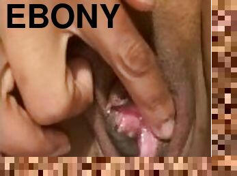 onani, brystvorter, orgasme, pussy, squirt, amatør, ebony, milf, leke, bbw