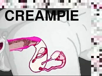 orgasme, tissende, amatør, hardcore, kompilering, creampie, anime, pik