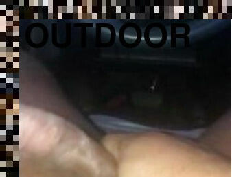 Outdoor Car masturbation