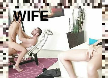 Swinger Wives Emily Throne and Dominica Phoenix Ride Their Spouses
