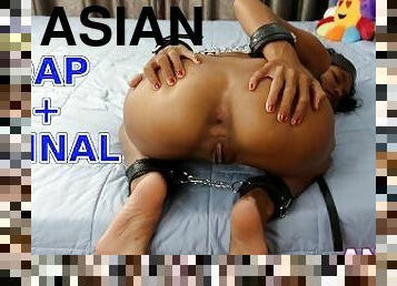 asiatisk, amatør, anal, stor-pikk, tenåring, hardcore, creampie, bdsm, thai, bondage