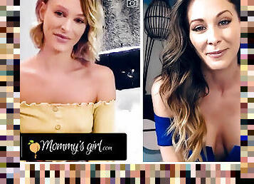 MOMMYSGIRL Thirsty Emma Hix And Stepmom Cherie DeVille Share Their Wet Pussy On Cam