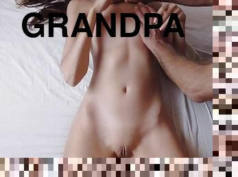 pai, masturbação, orgasmo, russo, amador, babysitter, filha, webcam, fantasia, avô-grandpa