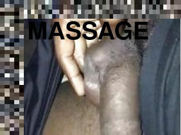 Dick and balls massage plus big load