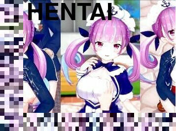 ???????????VTuber ????3DCG???????(?????Youtuber)[Hentai Game Koikatsu! Minato Aqua(Anime 3DCG Video)