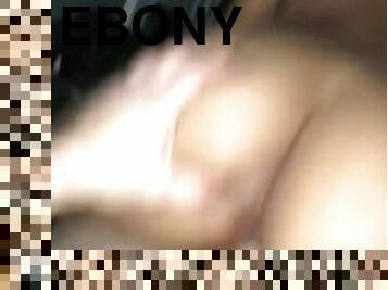 Ebony reverse cowgirl