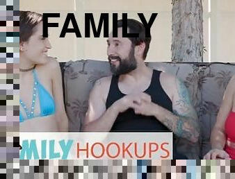 Family Hook Ups - Naughty Babe Brooke Haze Take Her Relationship To Another Level With Gabriela Lop