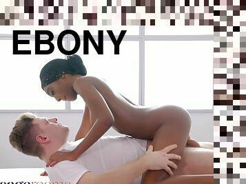 Intimate Oil Soaked Sex With Hot Ebony British Babe - Asia Rae