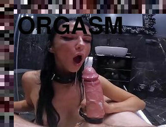 For bad behaviour all you get is ruined orgasm after shower - Mimi Boom