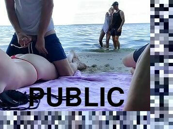 publiczne, żona, amatorskie, plaża, 3kąt, szmata, mąż, rogacz, pokazywanie