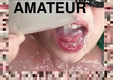 store-pupper, ekstrem, svær, squirt, amatør, compilation, par, facial, cum, bukkake