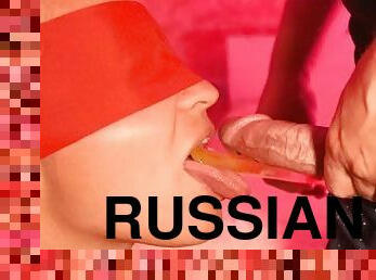 rus, amatör, oral-seks, üstüneyüzüne-boşalma, meni, sarışın, yarak