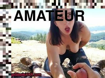 Hikers Stop For A Quick Cum