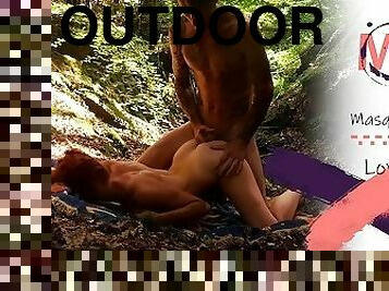PASSIONATE Outdoor fucking on a hiking trip