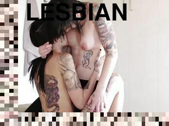 Two Lesbians Try Some Hot Toys On Each Other