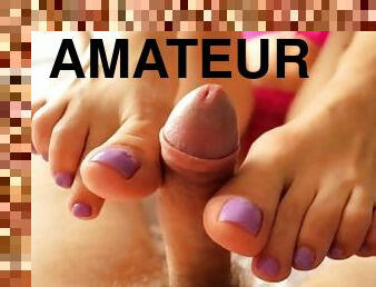 amatori, jet-de-sperma, laba, picioare, pov, sperma, perfect, stimulare-cu-piciorul, varfuri