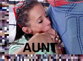 Naughty Aunt Sucks Spiderman#s Massive Hard Dick With Sofie Marie