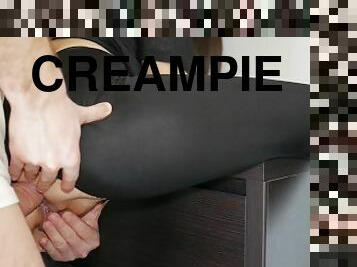 rumpe, store-pupper, pussy, amatør, anal, milf, hjemmelaget, creampie, cum, naturlig