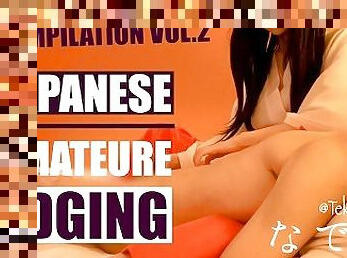 asiatisk, brystvorter, orgasme, amatør, japansk, handjob, compilation, cfnm, cum, elskerinne
